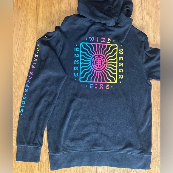 Element Tops - Wind Water Earth Fire Graphic Streetwear Hoodie